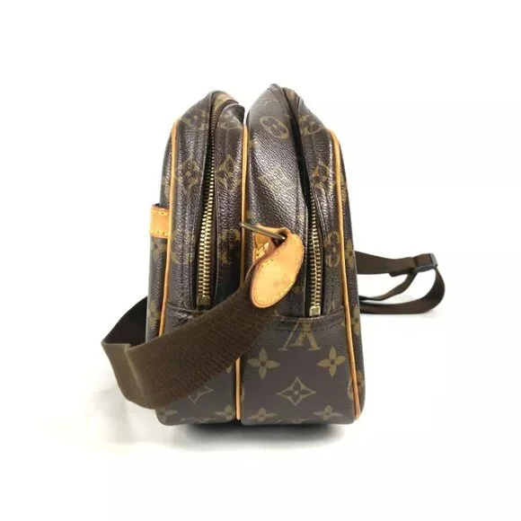 LOUIS VUITTON Monogram ReporterPM Double Zip Crossbody Bag Shoulder Bag